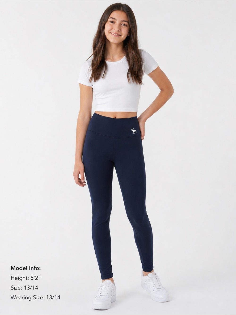 Abercrombie Kids Navy Blue Leggings Youth Size 13/14